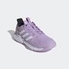 Hallenschuh ADIDAS PERFORMANCE "COURT FLIGHT E", Gr. 42, powder plum, cloud weiß, core schwarz, Synthetik, Textil, sportlich, Schuhe, geeignet für jeden Hallensport