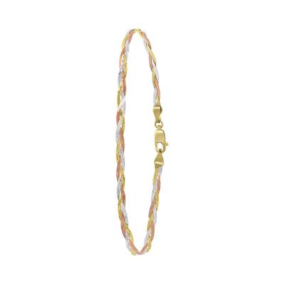 Lucardi Armband 9 carat Dreifarbig Damen Image
