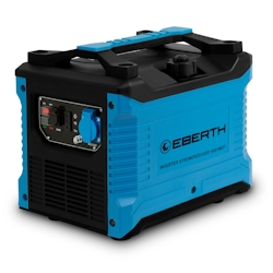 EBERTH 1000W Inverter Stromerzeuger, 2 PS 4-Takt-Benzinmotor, leise, 230V & 2x USB, Invertertechnik für stabile Stromversorgung Image
