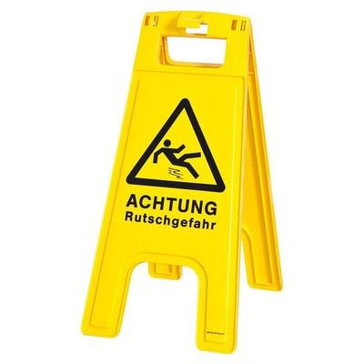OTTO Office Warnschild »Archtung Rutschgefahr« klappbar gelb Polypropylen, 58 cm Image