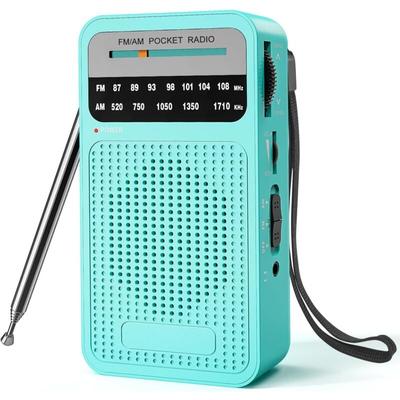 Tragbares Radio, FM/AM(MW)-Transistorradio, Taschen-Batterieradio mit hervorragendem Empfang,
