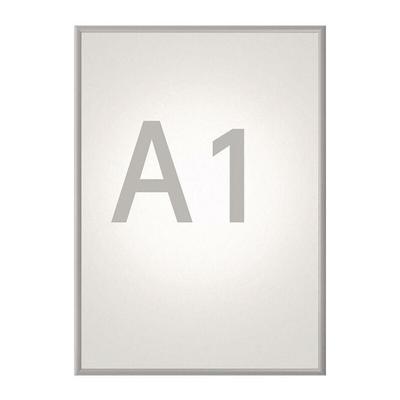 Klappr.Plakatmaß din A1 aluminium elox. Maul Image