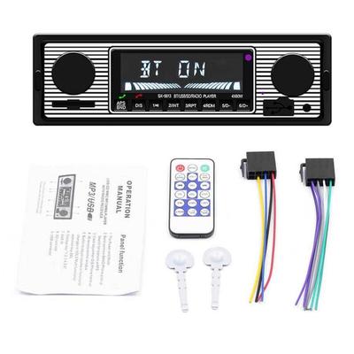 Tlily - 1 din Retro Autoradio Audio Automotive Bluetooth mit usb usb/sd/aux Karte fm MP3 Player pc