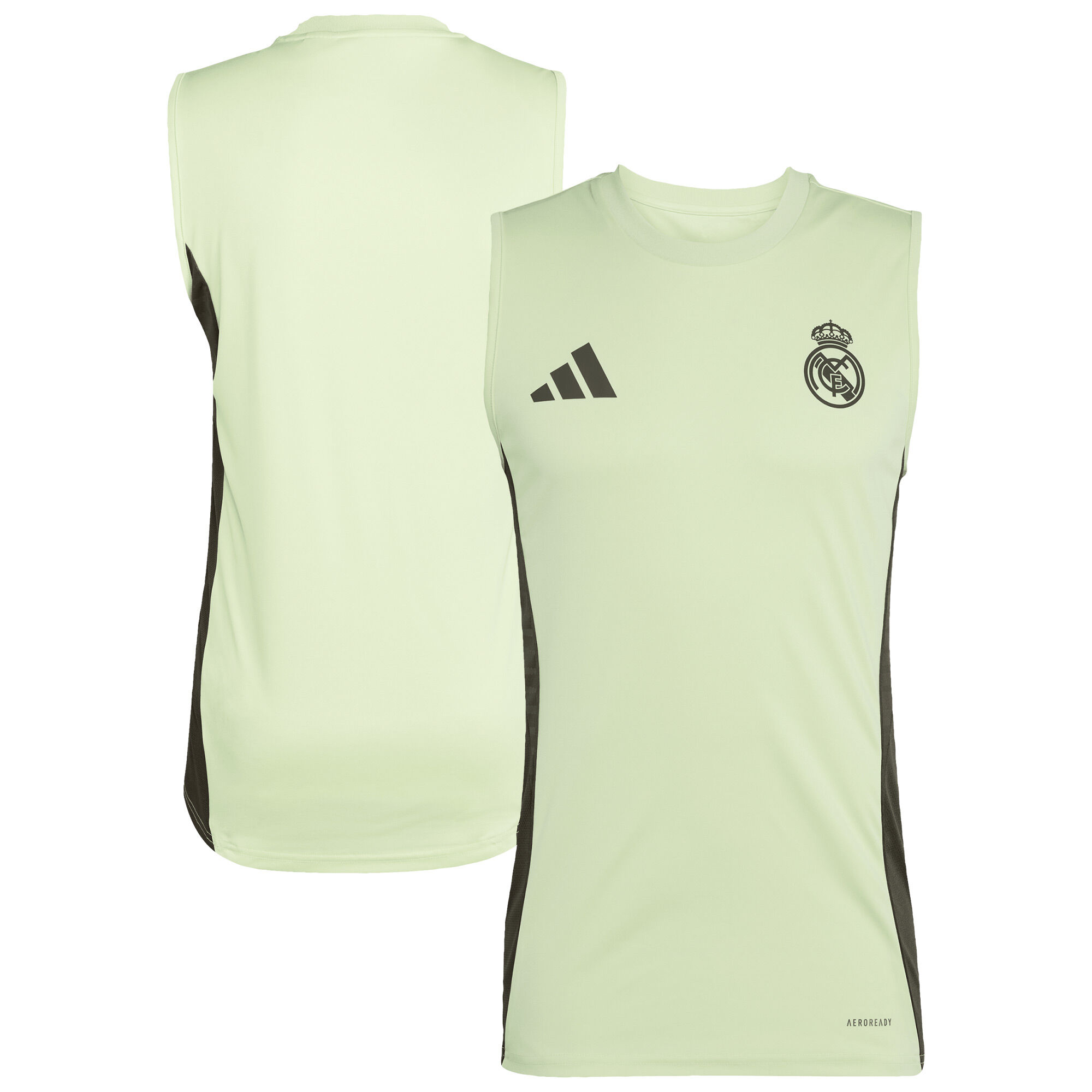 Real Madrid adidas Ärmelloses Trainingstrikot - Grün Image