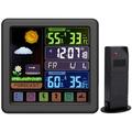 Rapanda - Stazione meteorologica radio con sensore esterno, display a colori da 6,1 pollici,