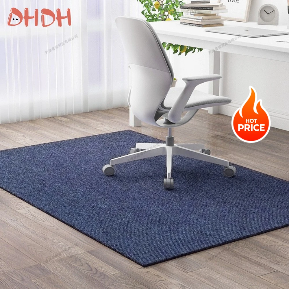 Rutschfeste 60 x 90 cm große Bürodrehstuhlmatte, automatisch klebend, keine Markierung, Bodenschutz, Teppich für Computer, Gaming, Stühle, Heimdekoration Image