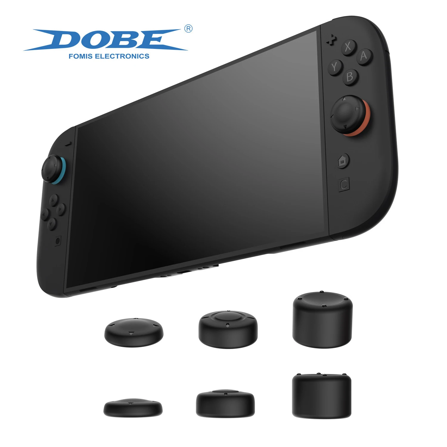 3er-Set Silikon-Joystickkappen und Tastenabdeckungen für Switch 2, rutschfestes, schützendes Thumbstick- und Tastenkappen-Set für die NS 2-Spielekonsole Image