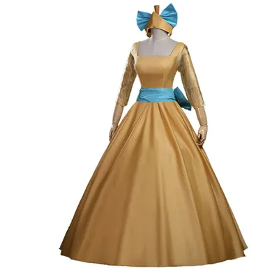 2025 Neuer Stil Anastasia Prinzessin Kleid Gelbes Kleid Anastasia Kostüm Anastasia Cosplay Image