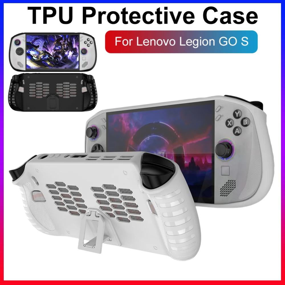 TPU-Hülle für Lenovo Legion Go S Handhled-Konsole, stoßfeste Vollschutzhülle, ergonomische weiche TPU-Hülle, Schutzhülle Image