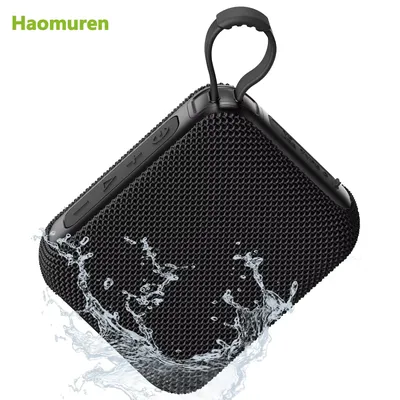 Haomuren Mini wasserdichter Bluetooth-Lautsprecher, tragbarer Outdoor-Sport-Subwoofer-Lautsprecher, Image