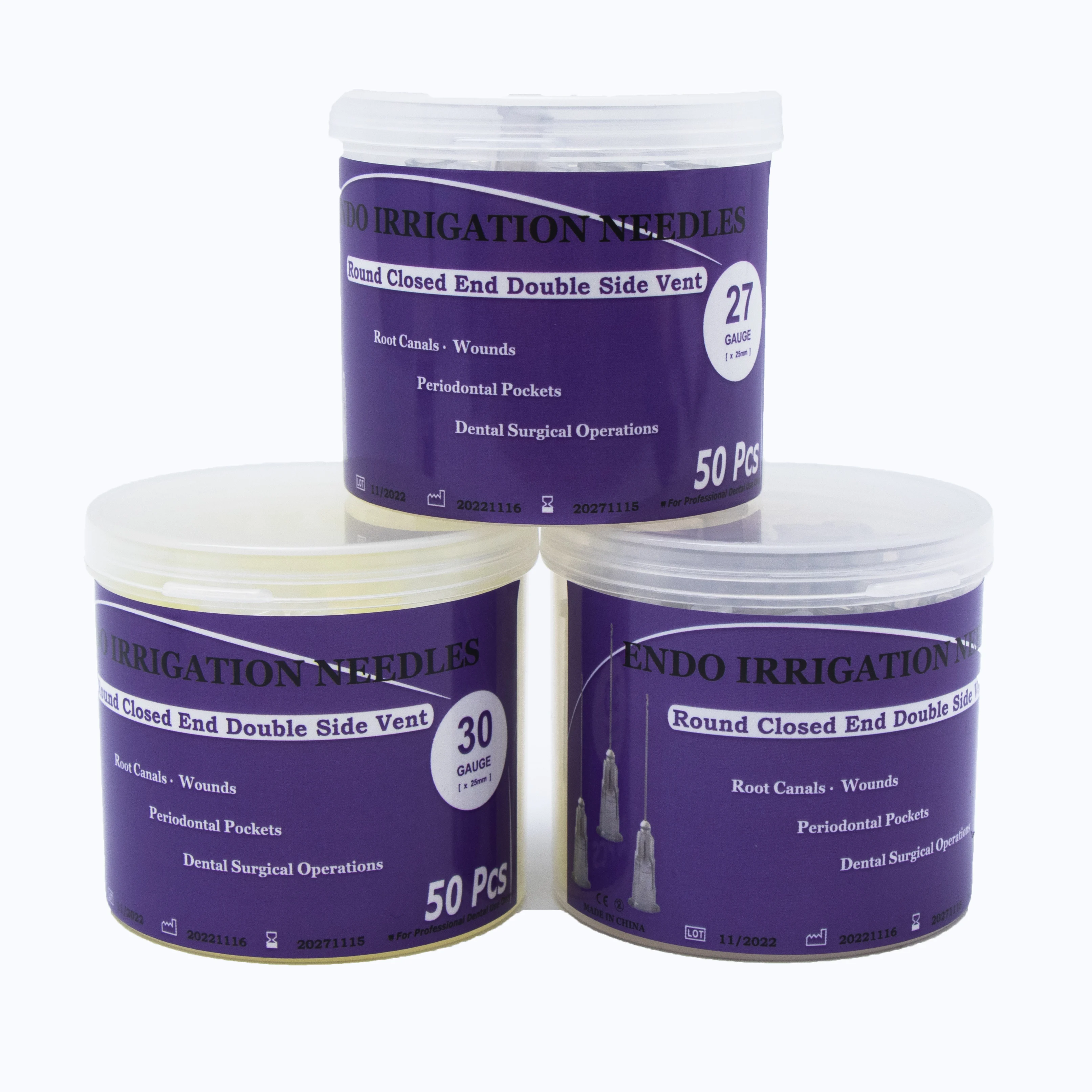 Dual Vent Endo Bewässerung Nadel Zahnmedizin Reinigung Nadel Endodontie Spülung Kanüle Dental Spülung Spitze Wurzel Kanal Spitze Image