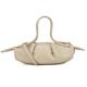 Handheld Women's Bag Fashion Cloud Women's Texture Commuter Crossbody Size 35 * 17 * 17cm (White)
