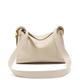 Pillow bag women's leather spring and summer casual fashion retro single shoulder crossbody size 25 * 16 * 20cm (White)