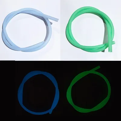 1.5m Luminous Shisha Hookah Accessories Silicone Hose Pipe Narguile Shisha Hose Hookah Pipe Glow in