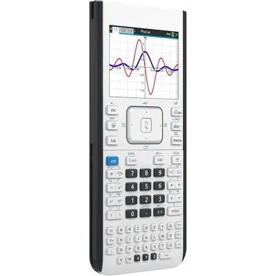 TI-Nspire CX II Color Graphing Calculator with Student Software (PC/Mac) White 3.54 x 7.48