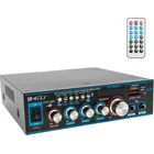 Amplificatore HiFi, Mini amplificatore stereo Bluetooth Amplificatore di potenza Ricevitore amplificatore audio a 2 canali con telecomando
