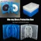 CCA4-CD Custodia per CD Scatola di immagazzinaggio 1Pc Blu-ray Custodie per giochi di ricambio Scatola protettiva per PS4 PS5 CD DVD Dischi Scatola di staffa di archiviazione