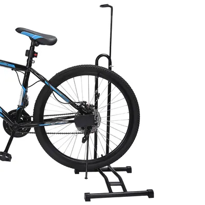 Bicycle Floor Parking Rack Bike Indoor Garage Storage Bike Repair Stand Maintenance Holder Rack for Mountain Bike
