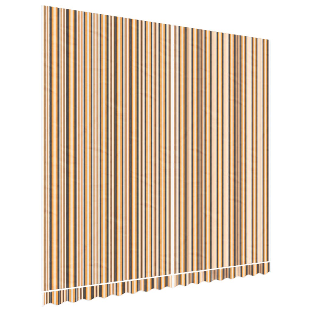 vidaXL Markisenbespannung Mehrfarbig Gestreift 4x3,5 m Image