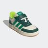 Sneaker ADIDAS SPORTSWEAR "BREAKBASE E KIDS", Gr. 34, sanftes weiß, collegiate grün, court grün, Textil, Synthetik, sportlich, Schuhe