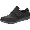 Klettschuh WALDLÄUFER "K-IRA-Soft", Damen, Gr. 5,5 (38,5), schwarz, Nubukleder, Textil, Lackleder, klassisch, Schuhe, Halbschuh, Bequemschuh in Komfortweite H (= sehr weit)