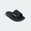 Badesandale ADIDAS SPORTSWEAR "ADISSAGE 360REC SLIDES", Gr. 44,5, schwarz-weiß (core schwarz, cloud weiß, core schwarz), Synthetik, sportlich, Schuhe
