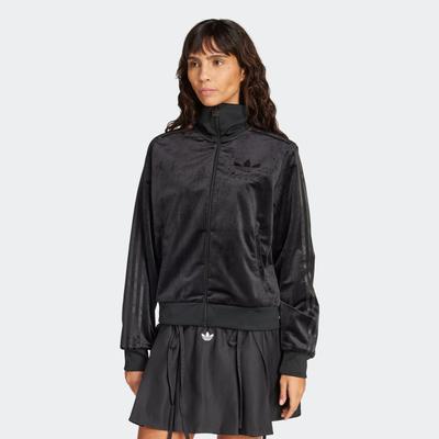 Outdoorjacke ADIDAS ORIGINALS "VELVET TT", Damen, Gr. XXL, schwarz, Obermaterial: 100% Polyester, sportlich, Jacken Image