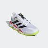 Handballschuh ADIDAS PERFORMANCE "STABIL 16 INDOOR", Gr. 48, cloud weiß, aurora metallic, aurora plum, Textil, Synthetik, sportlich, Schuhe