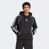 Kapuzensweatshirt ADIDAS ORIGINALS "TEAMGEIST HD", Herren, Gr. M, schwarz-weiß (schwarz, weiß), Obermaterial: 70% Baumwolle, 30% Polyester, sportlich, Sweatshirts