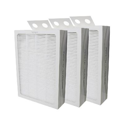 Filter-Monster True HEPA Replacement for Blueair 500/600 Series Particle Filter, 3 Pack - White