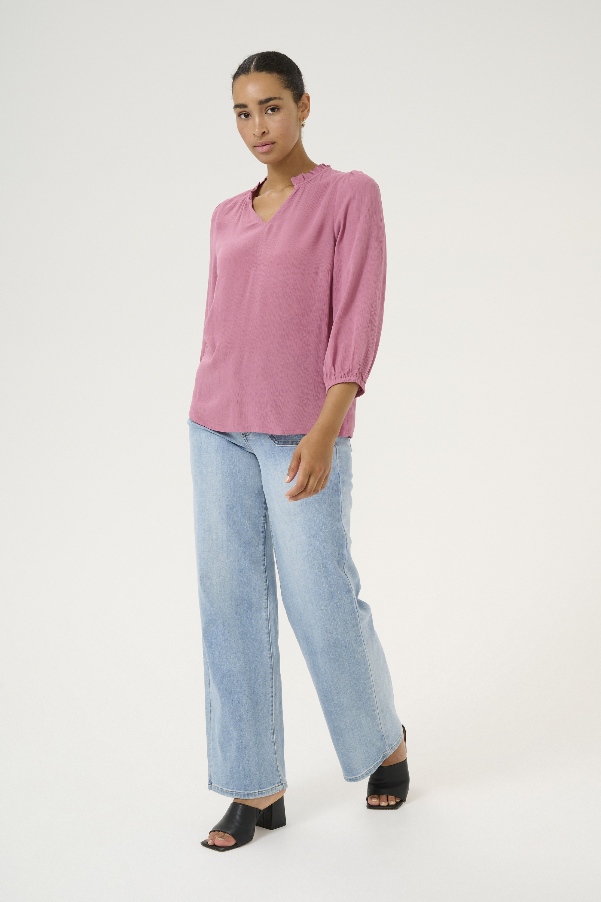 Langarm-Bluse Regular fit Mesa Rose Image