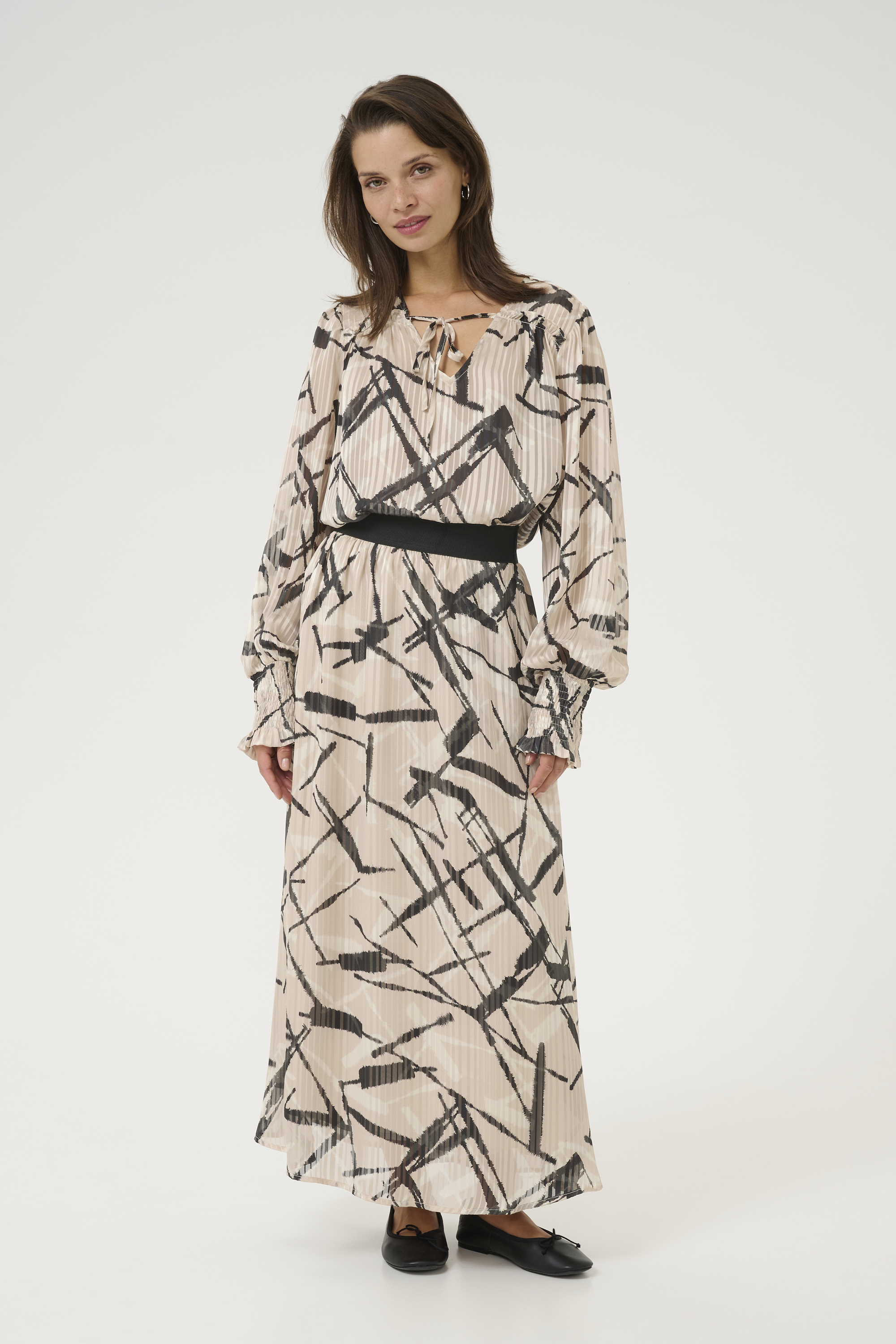 Rock Regular fit Feather Gray/Black Graphic multicolour Image