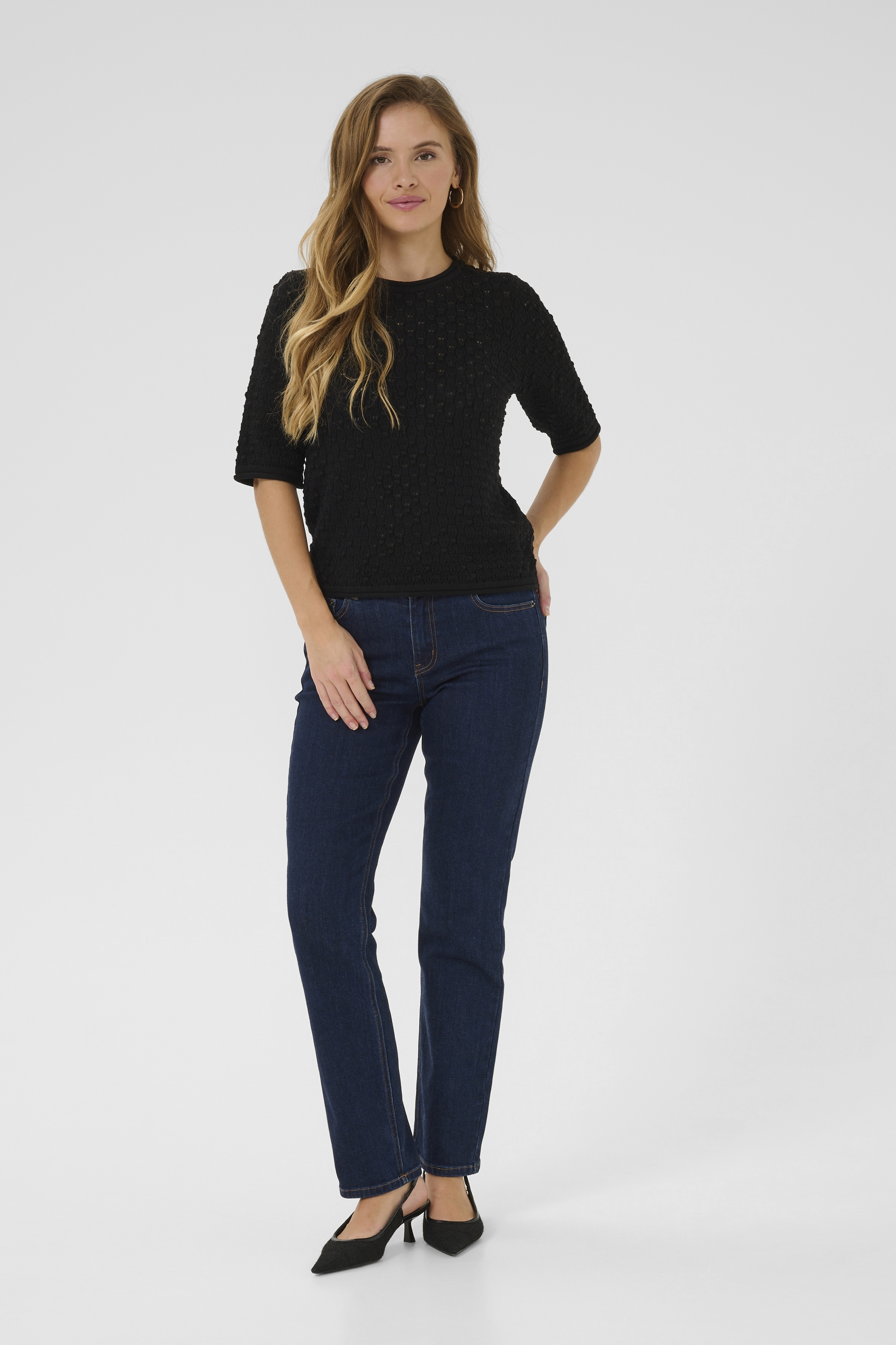 Strickpullover Regular fit black