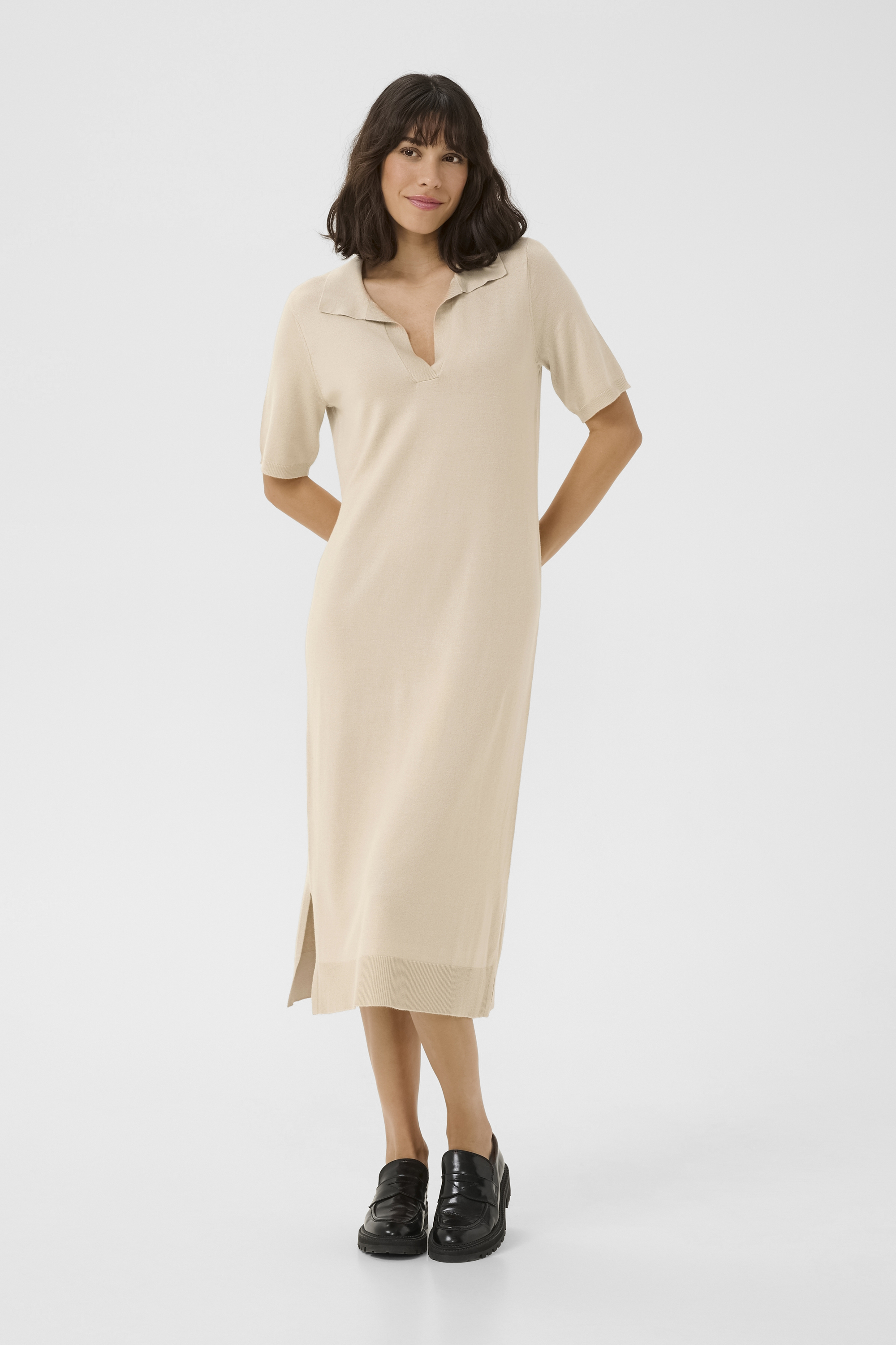 Kleid Casual fit beige L