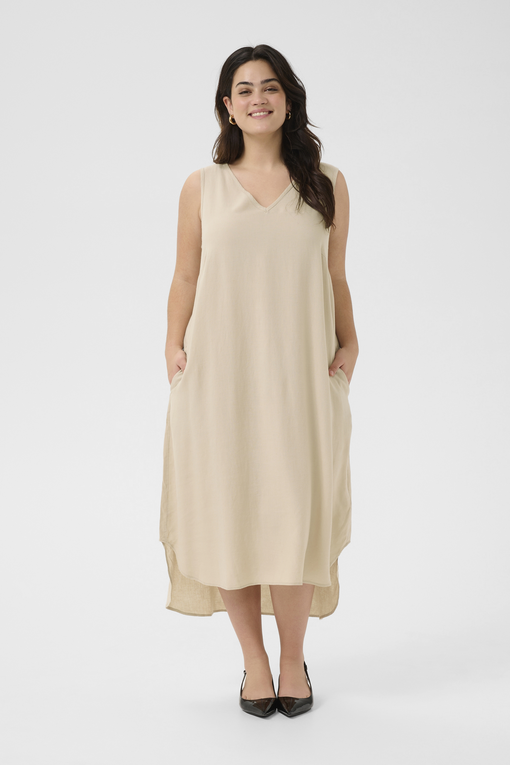 Kleid A-shape beige Image
