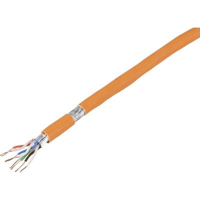 Netzwerkkabel cat 6a s/ftp 4 x 2 x 0.24 mm² Orange 50 m - Tru Components Image