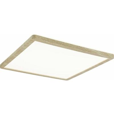 Paulmann LED Deckenleuchte Atria Shine Backlight Holzoptik 29,3x29,3cm LED Deckenleuchte Image