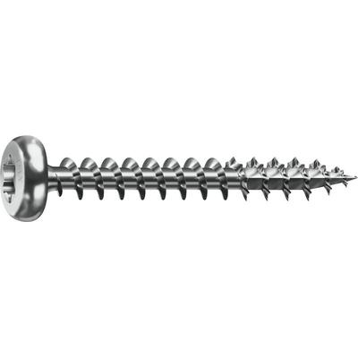 Spax - Halbrundkopf 4.5x 25 Vollgewinde Torx 20 Wirox-Silber mit Bewertung Image