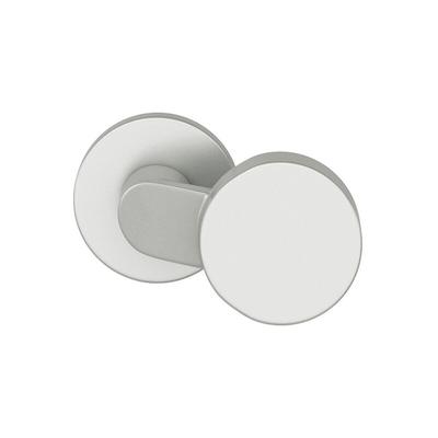 Türknopf auf Rosette asl Verschraub. von der Gegenseite Aluminium naturfarbi - FSB Image