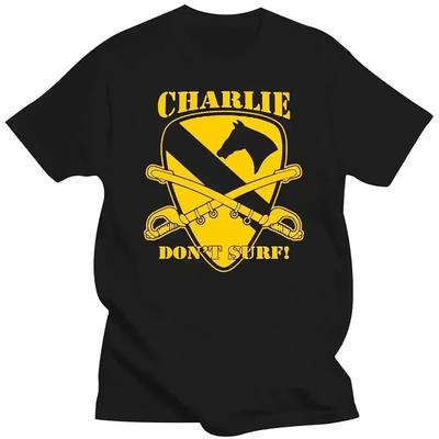 TEMU Men's Now Graphic T-shirt - Yellow Surf & Horse Print, 100% Cotton Regular Fit Casual Tee, Machine Washable Black Top, Everyday Clothing, Round Neckline Shirt Image