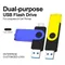 Type C 2 in1 OTG USB Flash Drive 128GB 64GB 32GB 16GB 8GB 4GB USB Memory Stick 2.0 High Speed Pendrive for Type-C smart phone