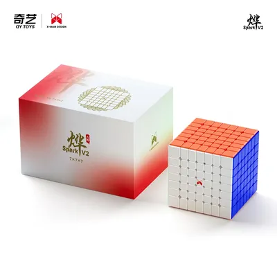 [Picube] QiYi XMD Spark V2 7x7x7 Magnetischer Würfel Professionelles SparkV2M 7x7 Magic Speed Cube Spark V2M Twist Lernspielzeug Image