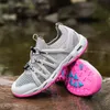 HKDQ 2025 Mesh Outdoor Turnschuhe Männer Große Größe 46, Sommer Atmungsaktive Wanderschuhe Paar Rutschfeste Watschuhe Frauen Sportschuhe