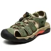2025 männer Sandalen Weiche Echtes Leder Sandalen Schuhe Männer Große Größe Outdoor Sommer Schuhe