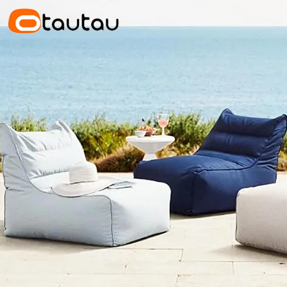 OTAUTAU Outdoor Sitzsack Abdeckung Schwimmen Pool Schwimmt Strand Event Camp Liege SF467 【Kein Füllstoff! Muss selbst den Füller kaufen!】 Image