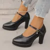 Kleine Größe 32–43, flacher dicker Boden, weiß-silberne Hochzeitsschuhe, Braut-Plateau-Pumps, 2025, Block-High-Heels-Schuhe für Model Mom