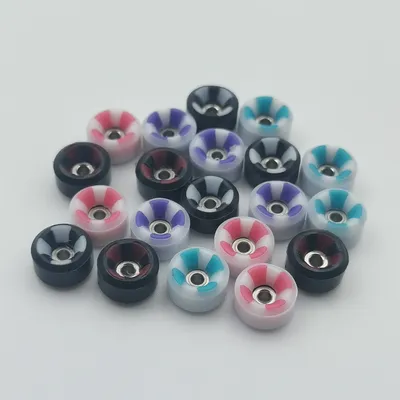 Soft Urethane Fingerboard Wheels 60D Double Layer Professional for Mini Skateboard Finger Skate