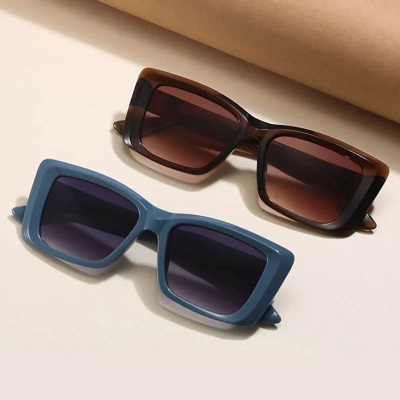 2/6PCS Neue Fashion Square Sonnenbrille Trendy Licht Luxus Auto Sonnenbrille Für männer High-end-Ultraviolett-beweis Große Rahmen M3191 Image