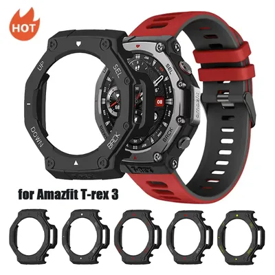 PC Protector Cover Case For Amazfit T-Rex 3 Smart Watch Protective Shell Frame For Huami Amazfit T rex 3 Watch Case Accessories