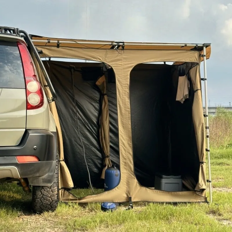 Outdoor Auto Seite Dusche Zelt Camping Toiletten Sonnenschutz Regendicht Outdoor Trocken-nass Trennung Dusche Zimmer Tragbare Zelte